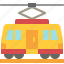 tram, city, railway, street, transport, vehicle, train, side 