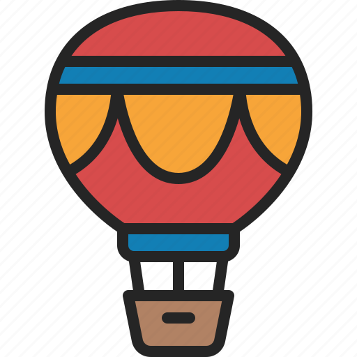Hot, air, balloon, fly, travel, adventure, freedom icon - Download on Iconfinder