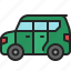 minivan, family, car, transportation, vehicle, automobile, van, side 