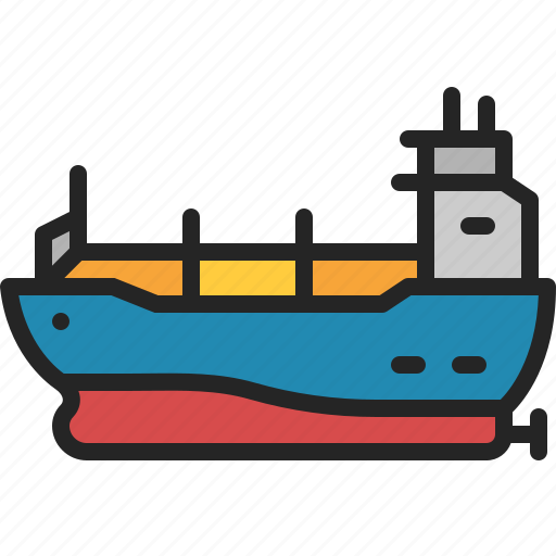 Tanker, ship, freight, shipping, logistic, transportation, industrial icon - Download on Iconfinder