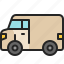 van, minibus, car, transportation, vehicle, automobile, travel, side 