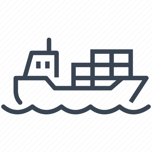Cargo, ship, freighter, container, shipping icon - Download on Iconfinder