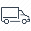 truck, delivery, van, vehicle
