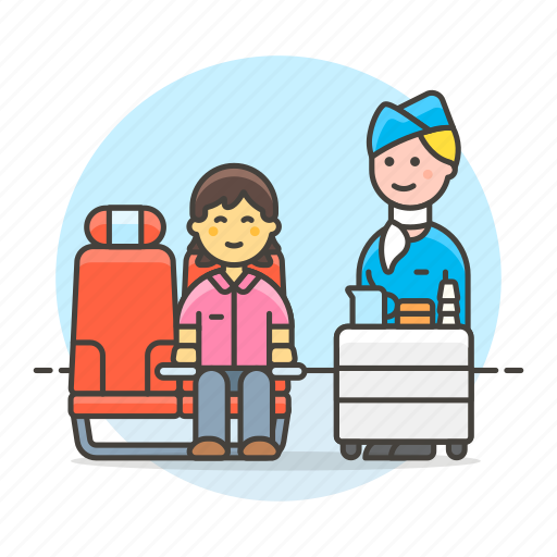 Air, cabin, crew, flight, galley, male, personnel icon - Download on Iconfinder