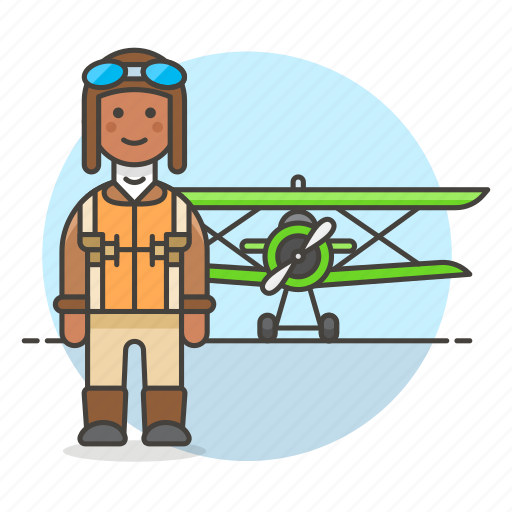 And, man, transportation, pilot, aviator, propeller, plane icon - Download on Iconfinder