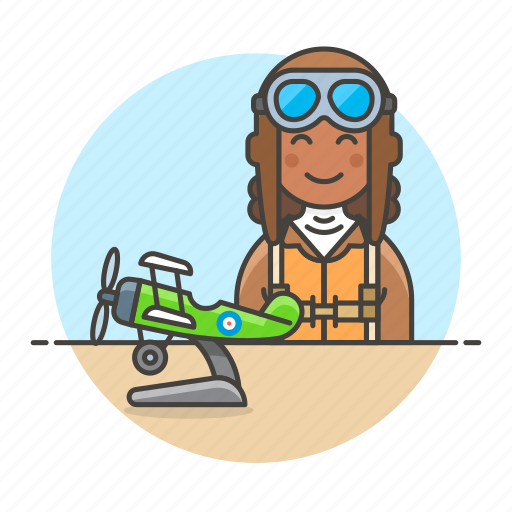 Aircraft, aviation, aviator, female, pilot, pilots, plane icon - Download on Iconfinder