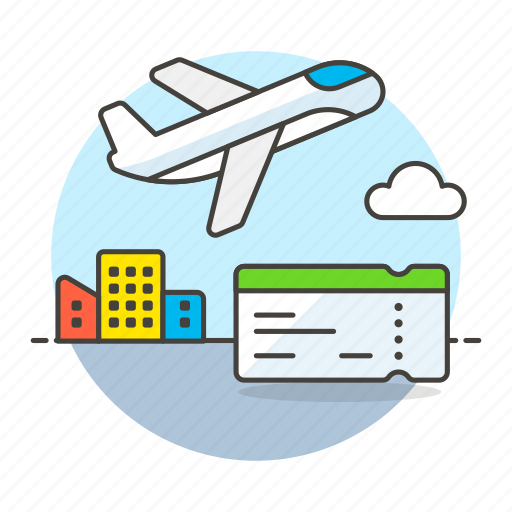 Aircraft, airplane, airport, building, city, flight, plane icon - Download  on Iconfinder