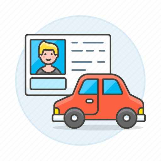 Car, detailstransport, driver, driving, id, info, license icon - Download on Iconfinder