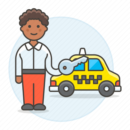 Commercial, driver, female, key, private, road, taxi icon - Download on Iconfinder