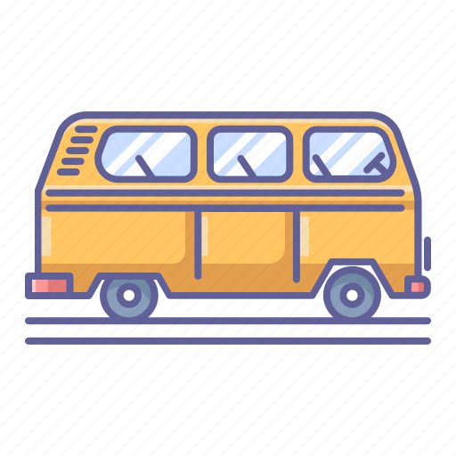 Bus, old, side, transportation, vehicle, view icon - Download on Iconfinder