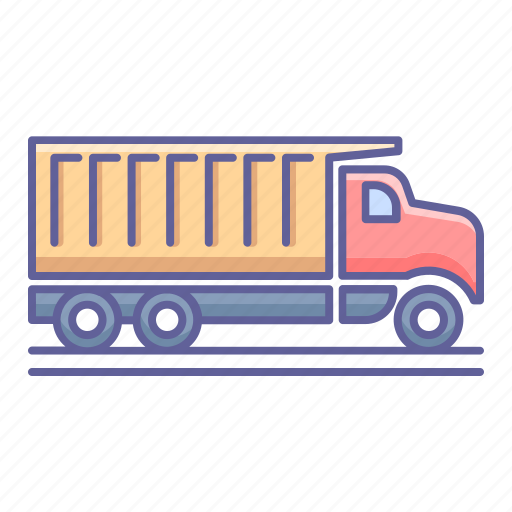 Dump, side, transportation, truck, vehicle, view icon - Download on Iconfinder