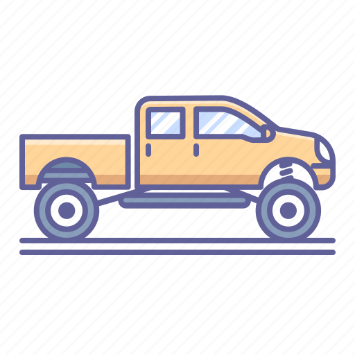 Adventure, offroad, side, transportation, truck, vehicle, view icon - Download on Iconfinder