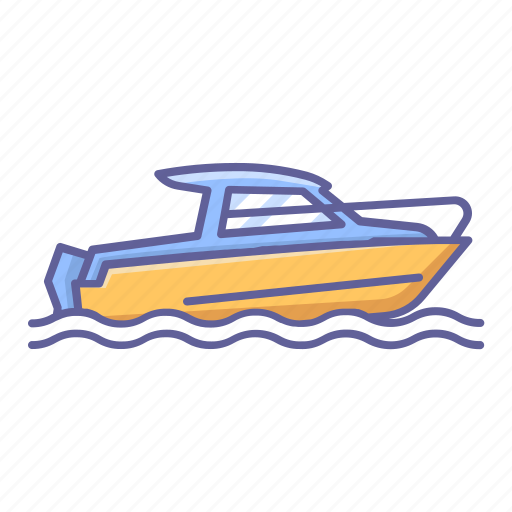 Boat, holiday, sea, speed, sport, transportation, vehicle icon - Download on Iconfinder