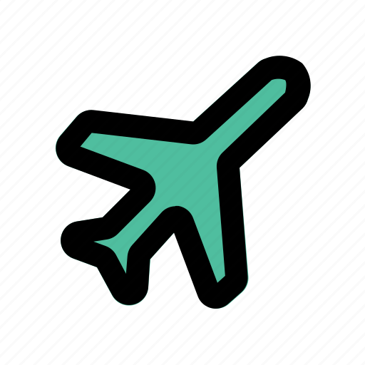 Airplane, transportation, vehicle, traffic, cargo, road icon - Download on Iconfinder