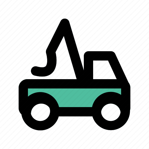 Tow, truck, transportation, vehicle, traffic, cargo, road icon - Download on Iconfinder