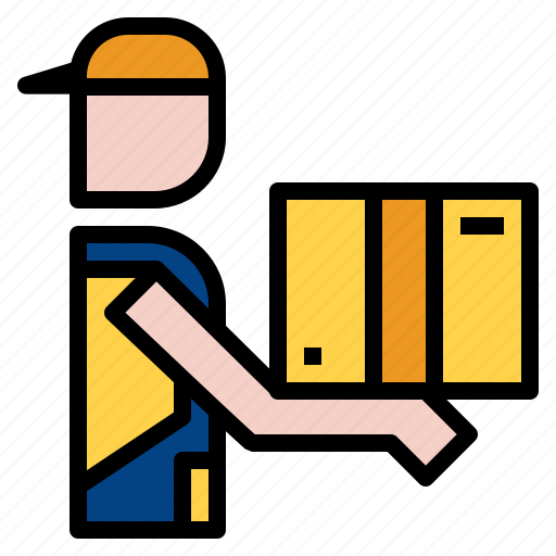 Boy, courier, delivery icon - Download on Iconfinder