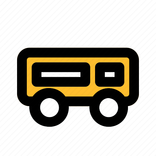 Bus, transportation, vehicle, traffic, cargo, road icon - Download on Iconfinder