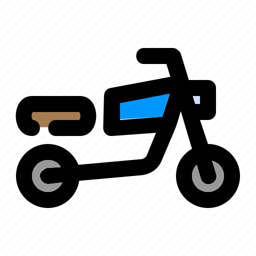 Motorbike, motorcycle, ride, transportation, vehicle icon - Download on Iconfinder