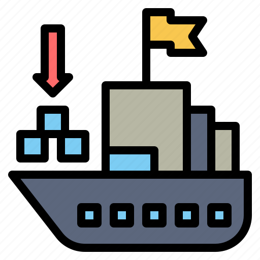 Cargo, commerce, ship, trade, transportation icon - Download on Iconfinder