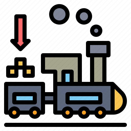 Commerce, railroads, trade, train, transportation icon - Download on Iconfinder