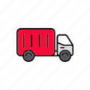 vehicle, travel, cargo truck, transport, public, transportation