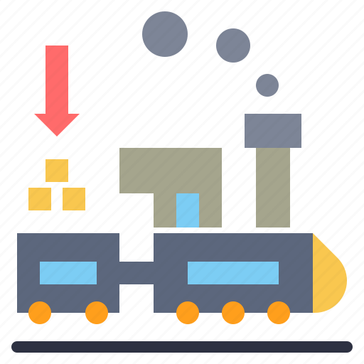 Commerce, railroads, trade, train, transportation icon - Download on Iconfinder