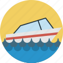boat, sea, yacht