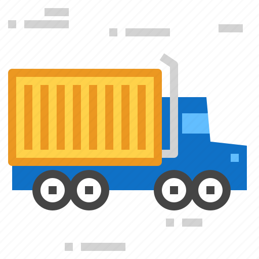 Container, deliver, shipping, truck icon - Download on Iconfinder