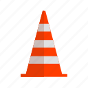 barrier, cone, equipment, object, obstacle, traffic cone, transportation