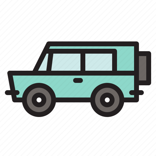 Automobile, car, colored, off-road, suv, transportation, vehicle icon - Download on Iconfinder
