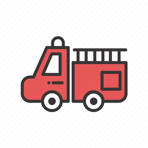 Fighter, fire, fire fighter, transportation, automobile, flame, shipping icon - Download on Iconfinder