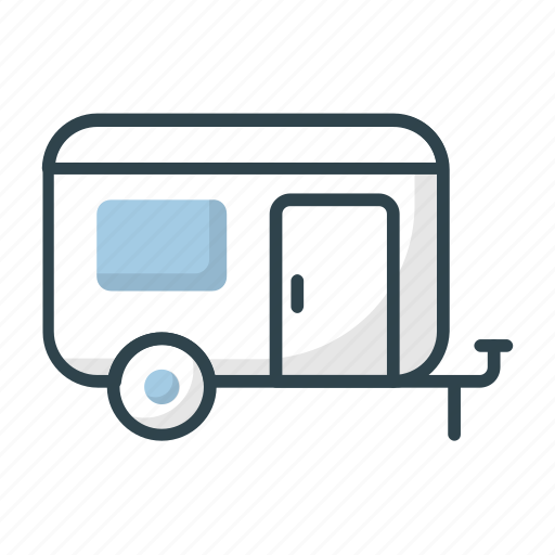 Caravan, holidays, summer, family, car, vehicle, travel icon - Download on Iconfinder