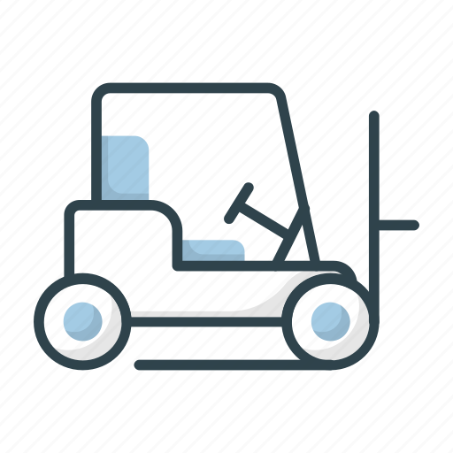 Forklift, inventory, warehouse, storage, delivery, package, lifter icon - Download on Iconfinder