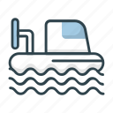 hovercraft, air, water, boat, vehicle