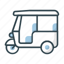 tuk, rickshaw, indian, tuk tuk, vehicle, transport, india