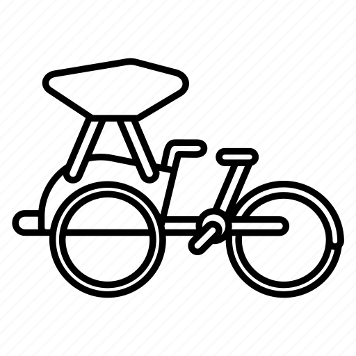 Pedicab, transportation, travel, public, airplane, sea, road icon - Download on Iconfinder