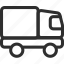 25px, iconspace, logistic, truck 
