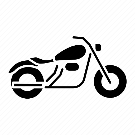 Bike, classic, motorcycle, side, transportation, vehicle, view icon - Download on Iconfinder
