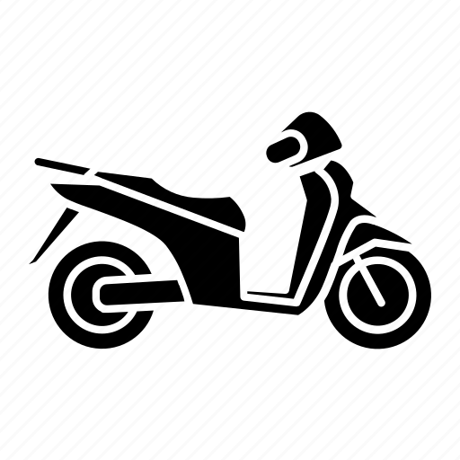 Matic, motorcycle, scooter, side, transportation, vehicle, view icon - Download on Iconfinder