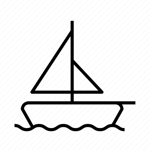 Boat, sail, sailboat, ship, transport icon - Download on Iconfinder
