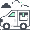 logistics, shipping, delivery van, truck, lorry
