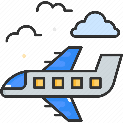 Airplane, travel, fly, transport, flight icon - Download on Iconfinder