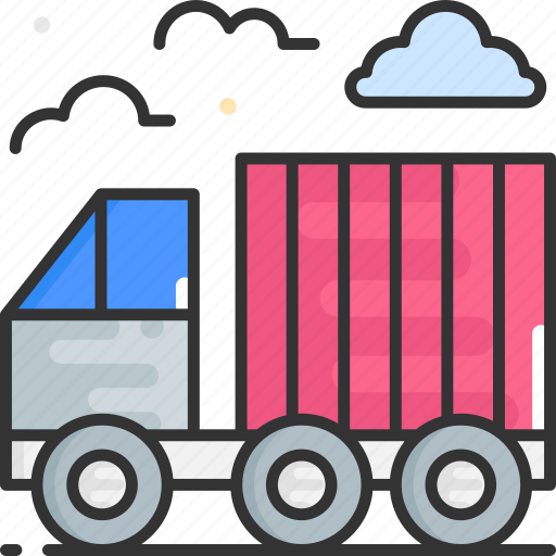 Transport, truck, container, vehicle icon - Download on Iconfinder