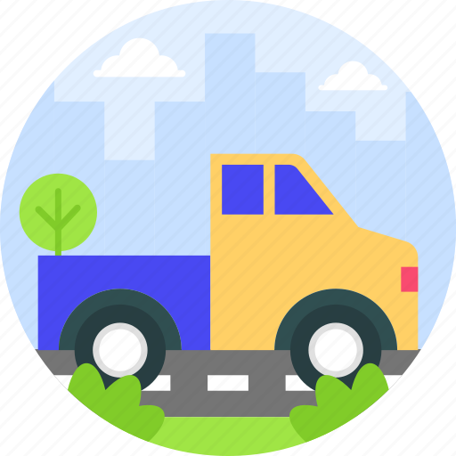 Automoile, transport, car, vehicle, pickup truck icon - Download on Iconfinder