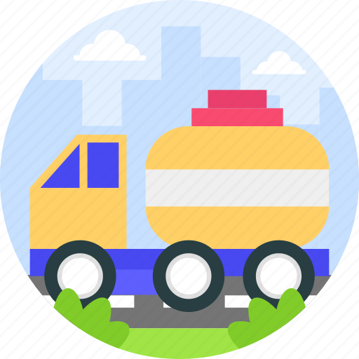 Transport, oil, tanker truck, tank, fuel icon - Download on Iconfinder