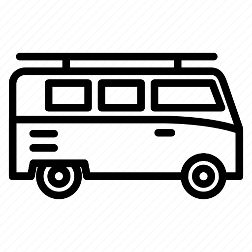Camper, transportation, van, vehicle, vw icon - Download on Iconfinder