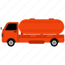 fuel tanker truck, fuel truck, gas, gas truck, oil delivery, truck