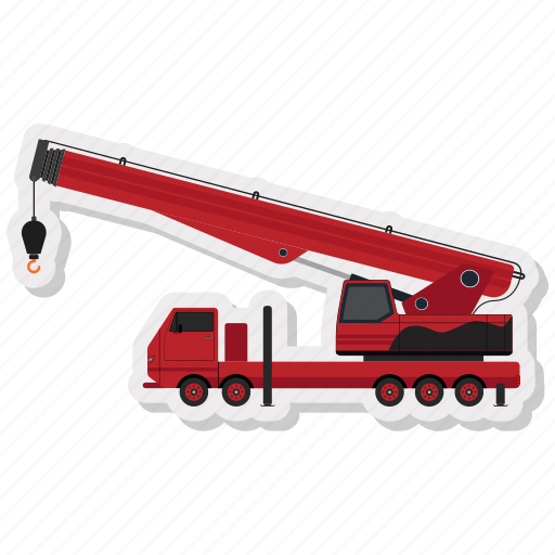 Cargo, construction, crane, lorry, transportation, truck, vehicle icon - Download on Iconfinder