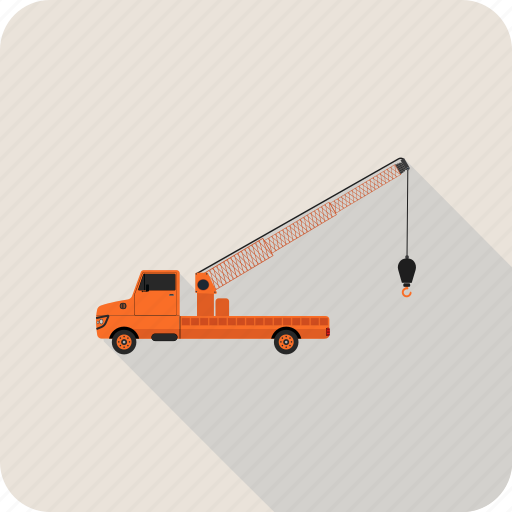 Crane, dodge, movement, truck, with icon - Download on Iconfinder