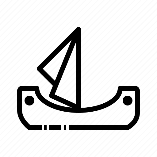 Transportation, boat, sail, sea, ship icon - Download on Iconfinder